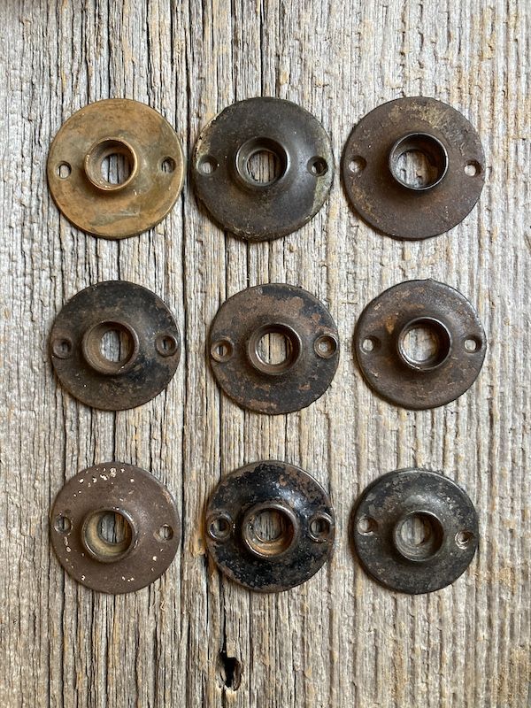 1890'S 1900'S 1910'S 1920'S ドアノブ用 座 丸座 ロゼット 真鍮