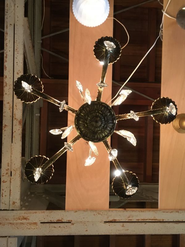 アンティーク シャンデリア シーリングライト ペンダントライト 5灯