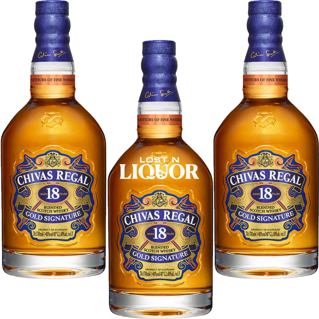 Chivas Regal Gold Signature 18 Year Scotch Whisky – Lost N Liquor