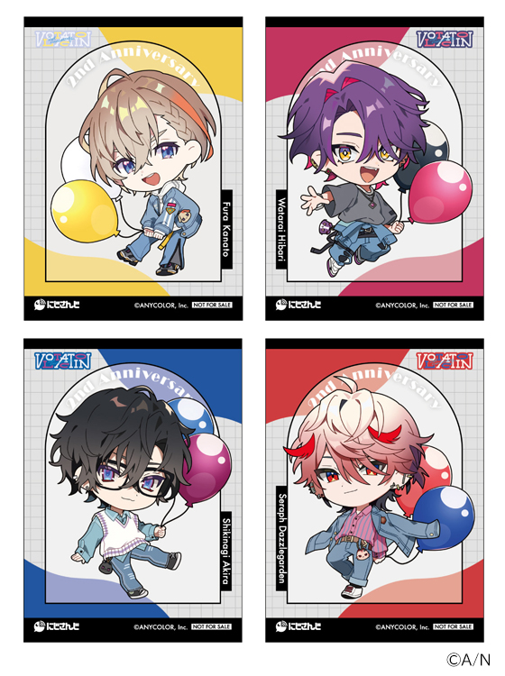 緋八マナ2周年缶バッジまとめ