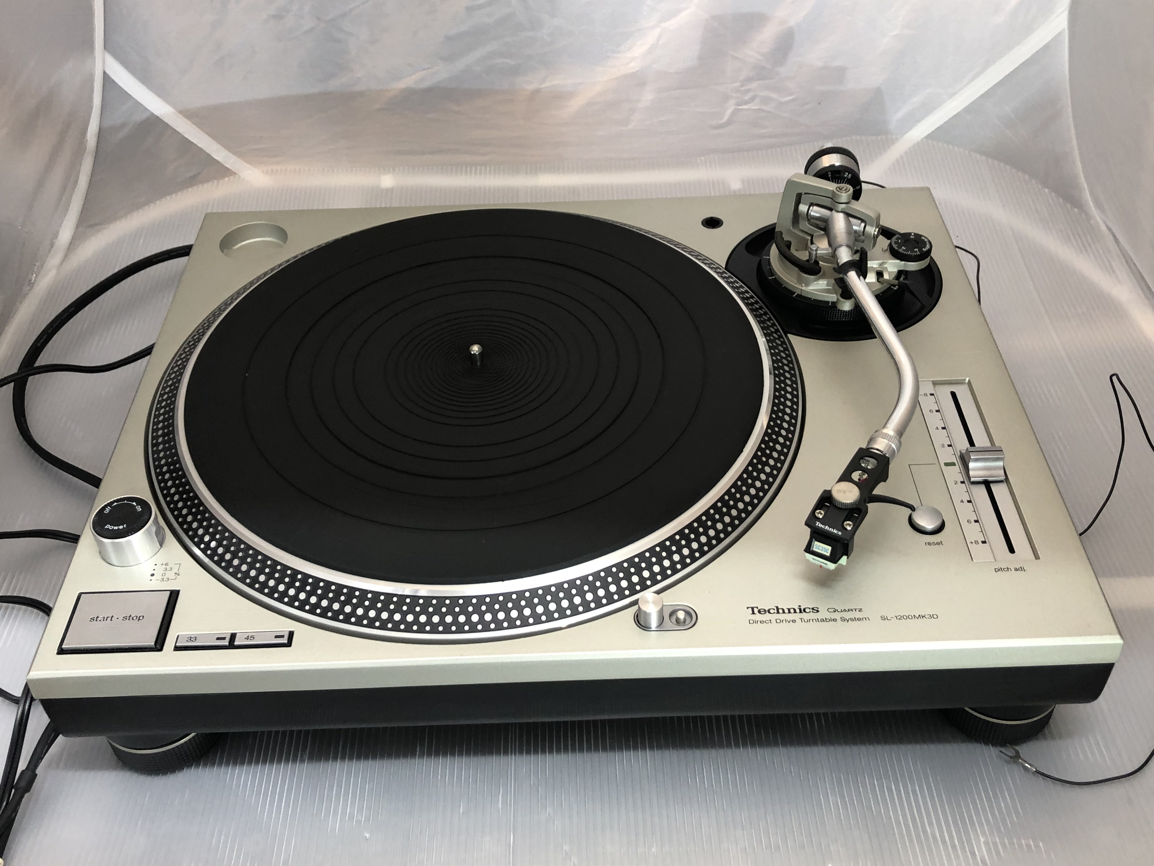 Technics SL-1200 ターンテーブル2台ミキサーセット Technics