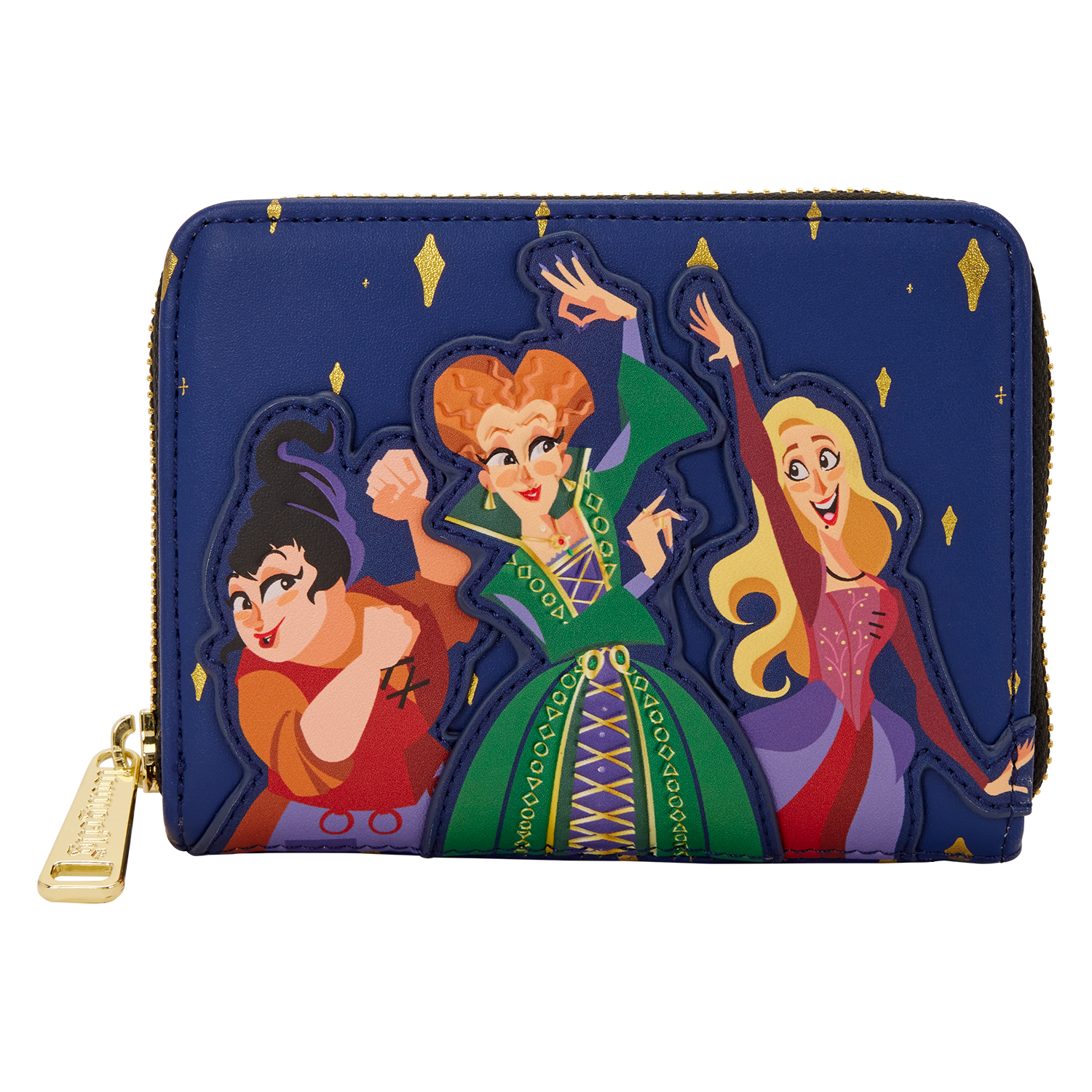 Hocus Pocus Sanderson Sisters Night Sky Zip Around Wallet | Loungefly