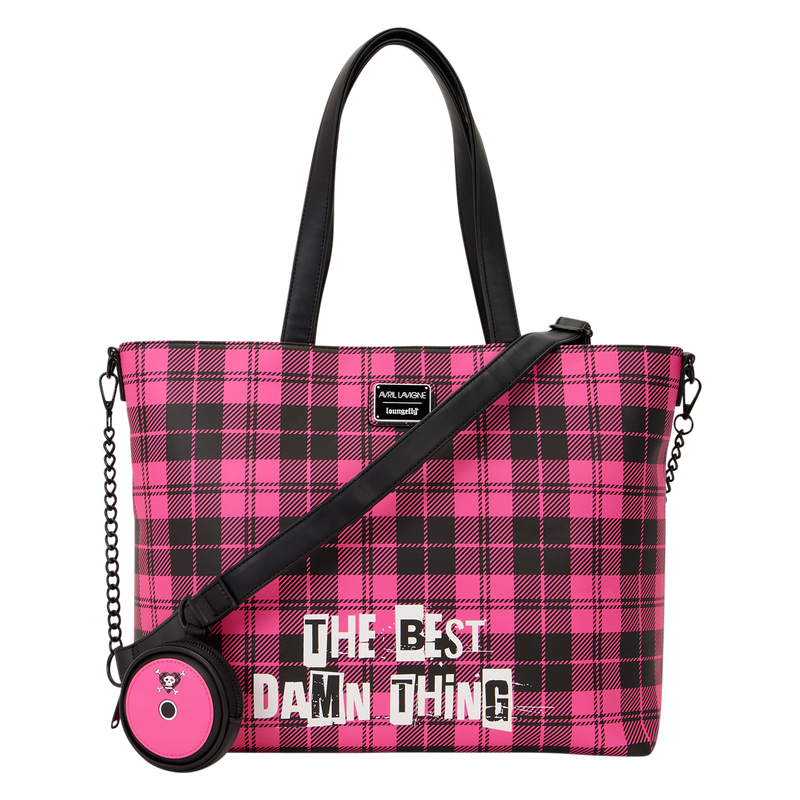 Avril Lavigne Logo Tote Crossbody Bag with Coin Bag | Loungefly