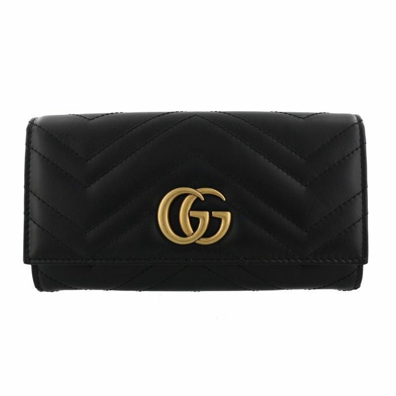 グッチ GUCCI 長財布 レディース ブラック 443436 DTD1T 1000 | GINZA