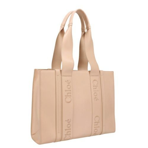 クロエ トートバッグ レディース ウッディ WOODY MEDIUM TOTE ピンク