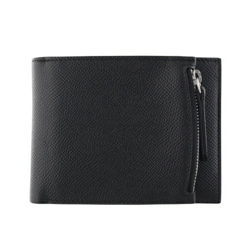 Maison Margiela ブラックレザー二つ折り財布
