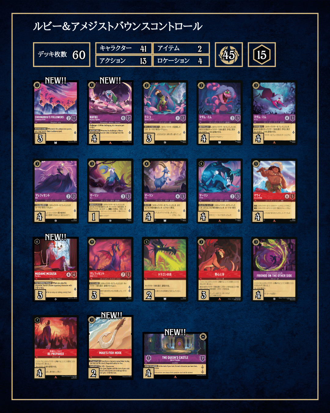 ロルカナ ルビーアメジスト デッキ ロルカナ】3弾環境デッキ紹介②