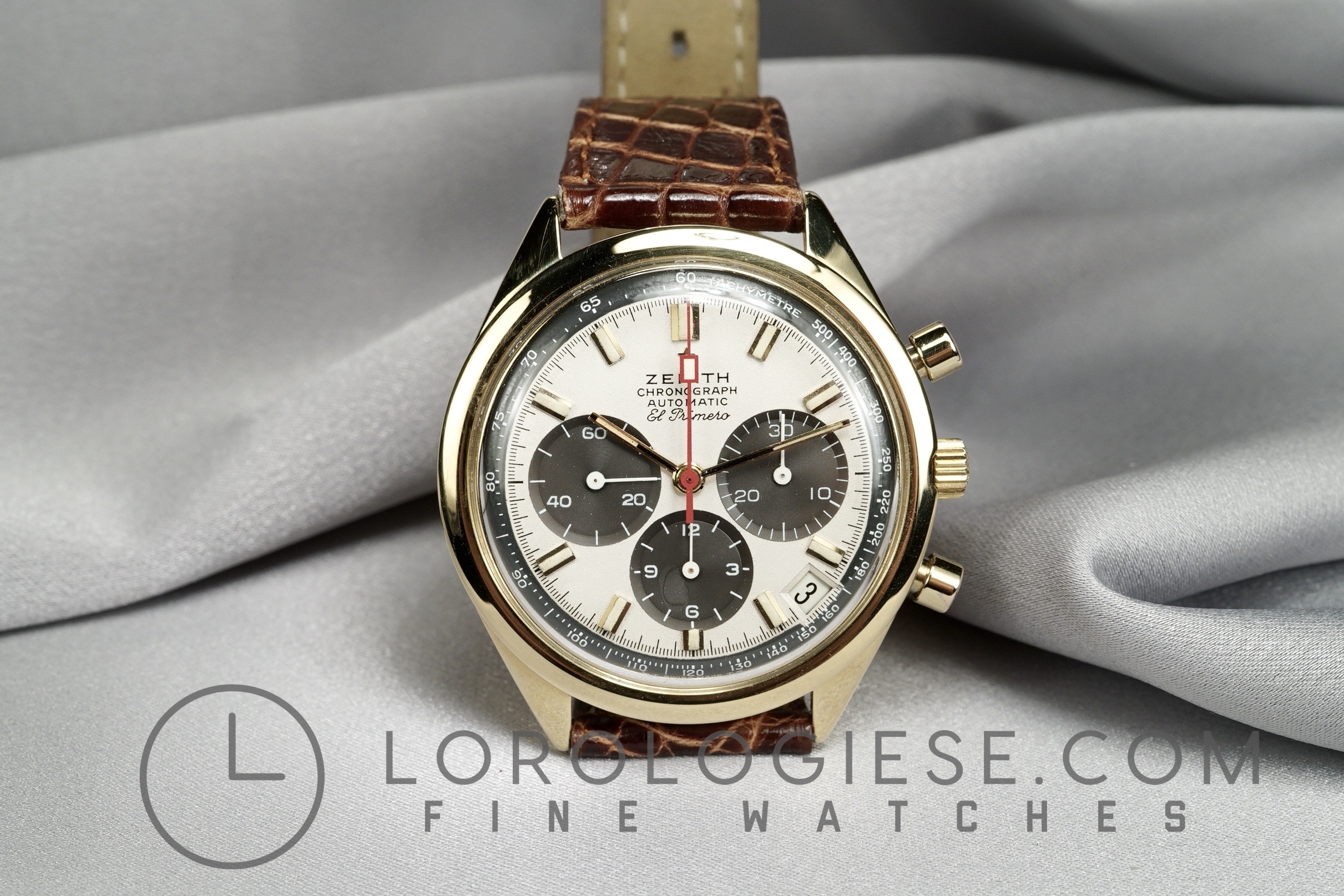 Zenith - El Primero Ref. G581 Original 1969 18kt. Gold Chronograph
