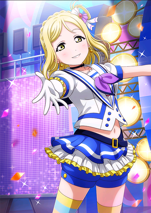 ラブライブサンシャイン 小原鞠莉 SSP サイン)“みんなへのラブ