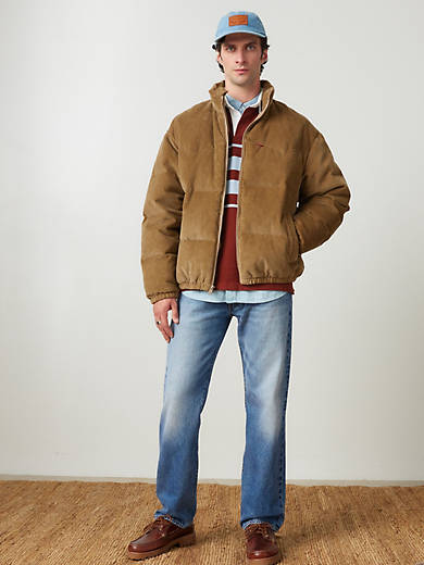 Corduroy Super Puffer Jacket - Beige | Levi's® KZ