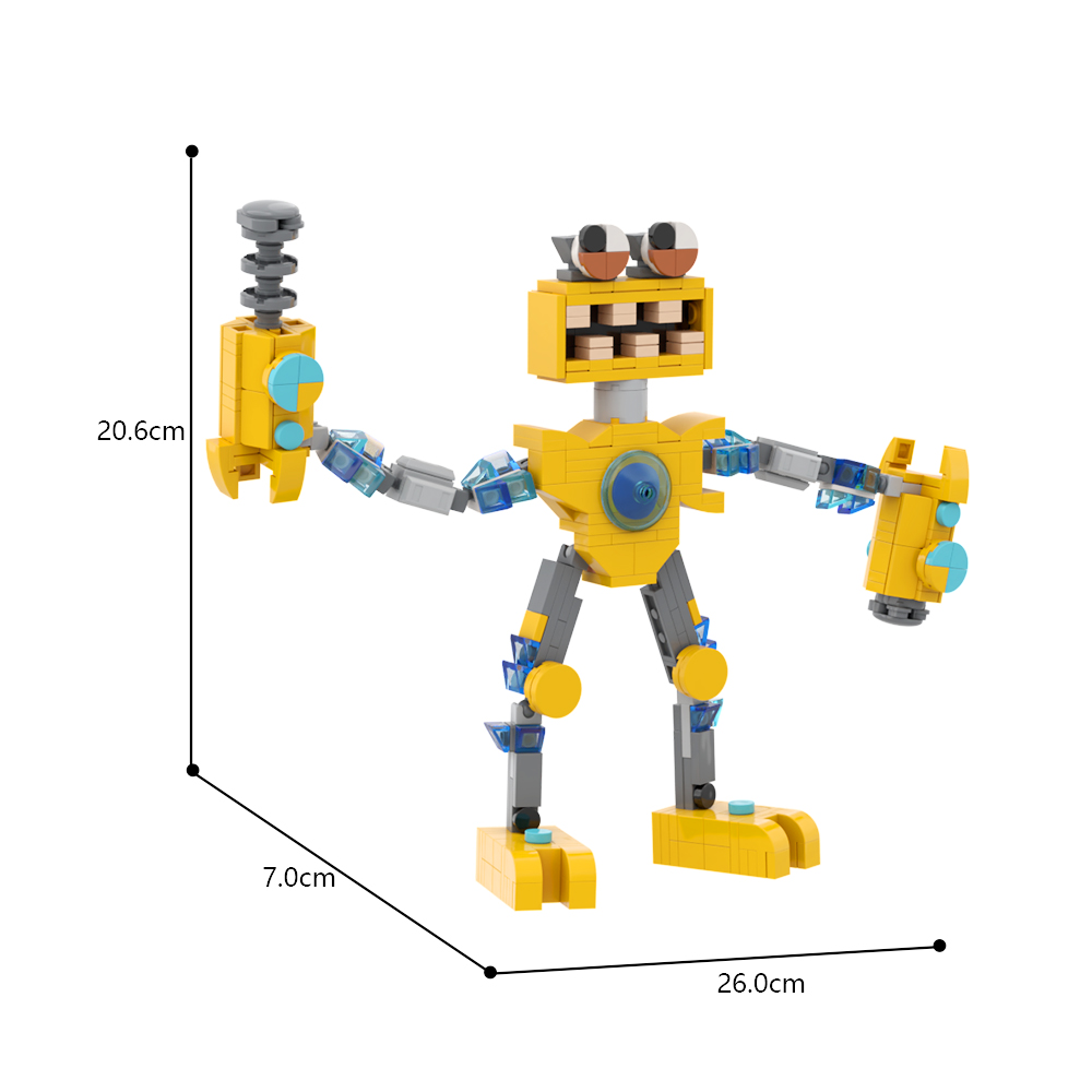 MOC Factory Block 89343 My Singing Monsters Wubbox Creator Expert