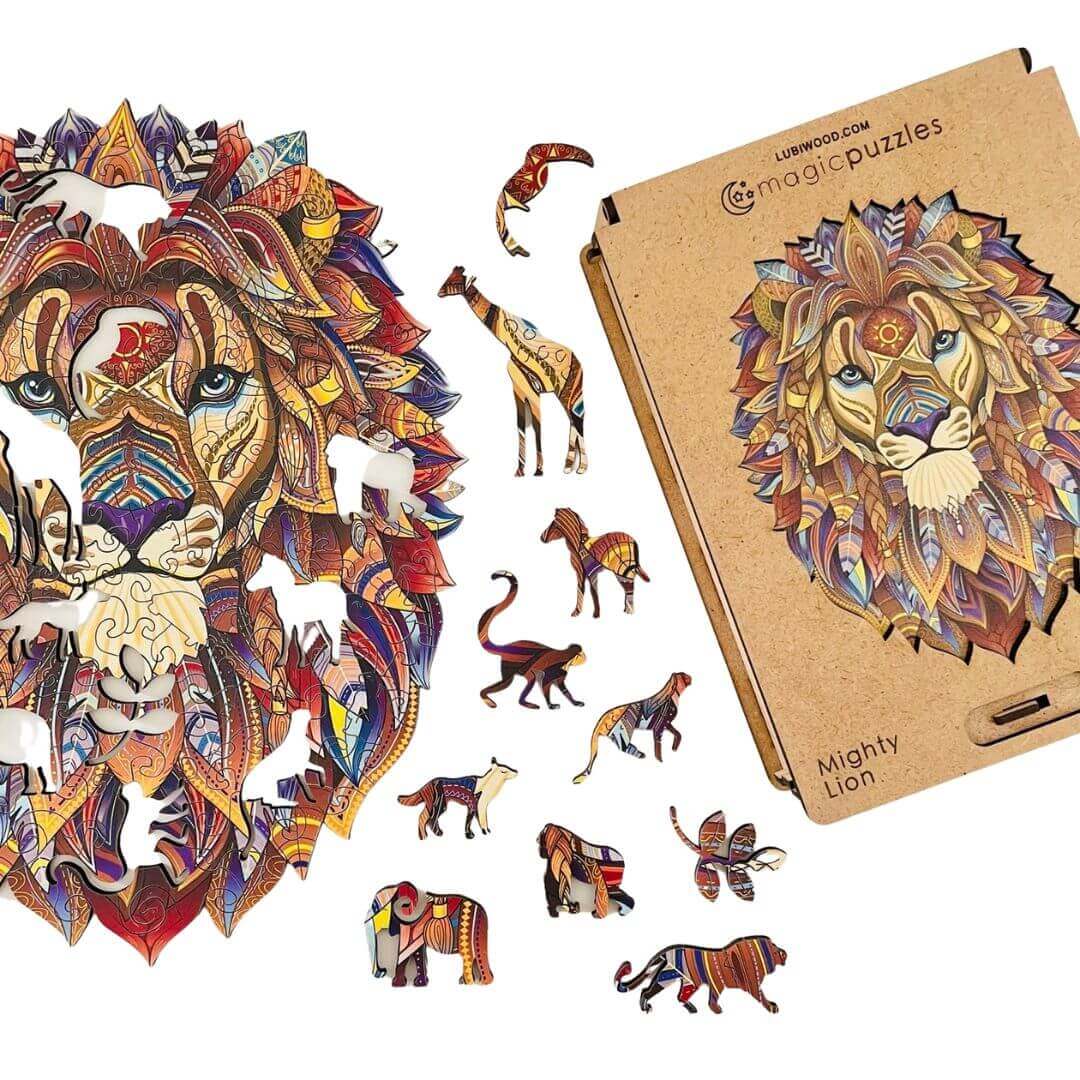 Mighty Lion Jigsaw - Lubiwood