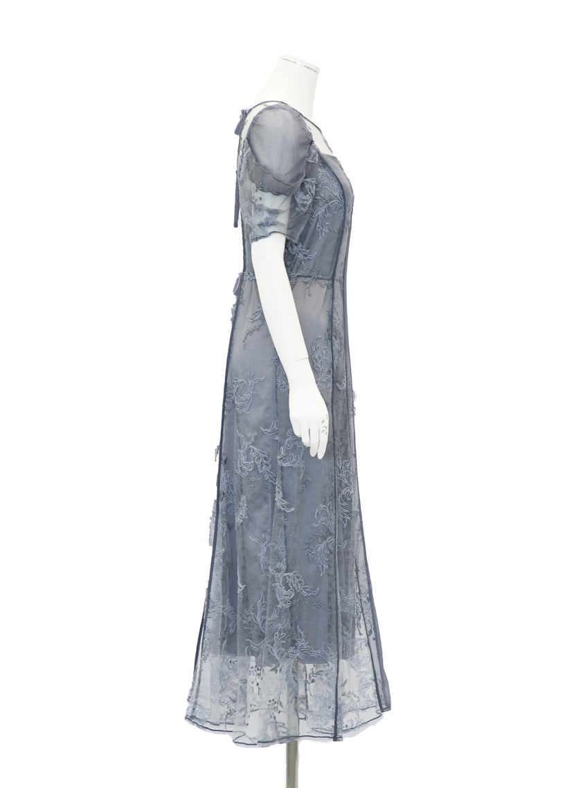 FRAY I.D】コードフラワーレースワンピース｜結婚式パーティのレンタル