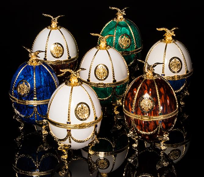 ○空瓶 インペリアルコレクション パール＆エメラルド 24金装飾 24K 金