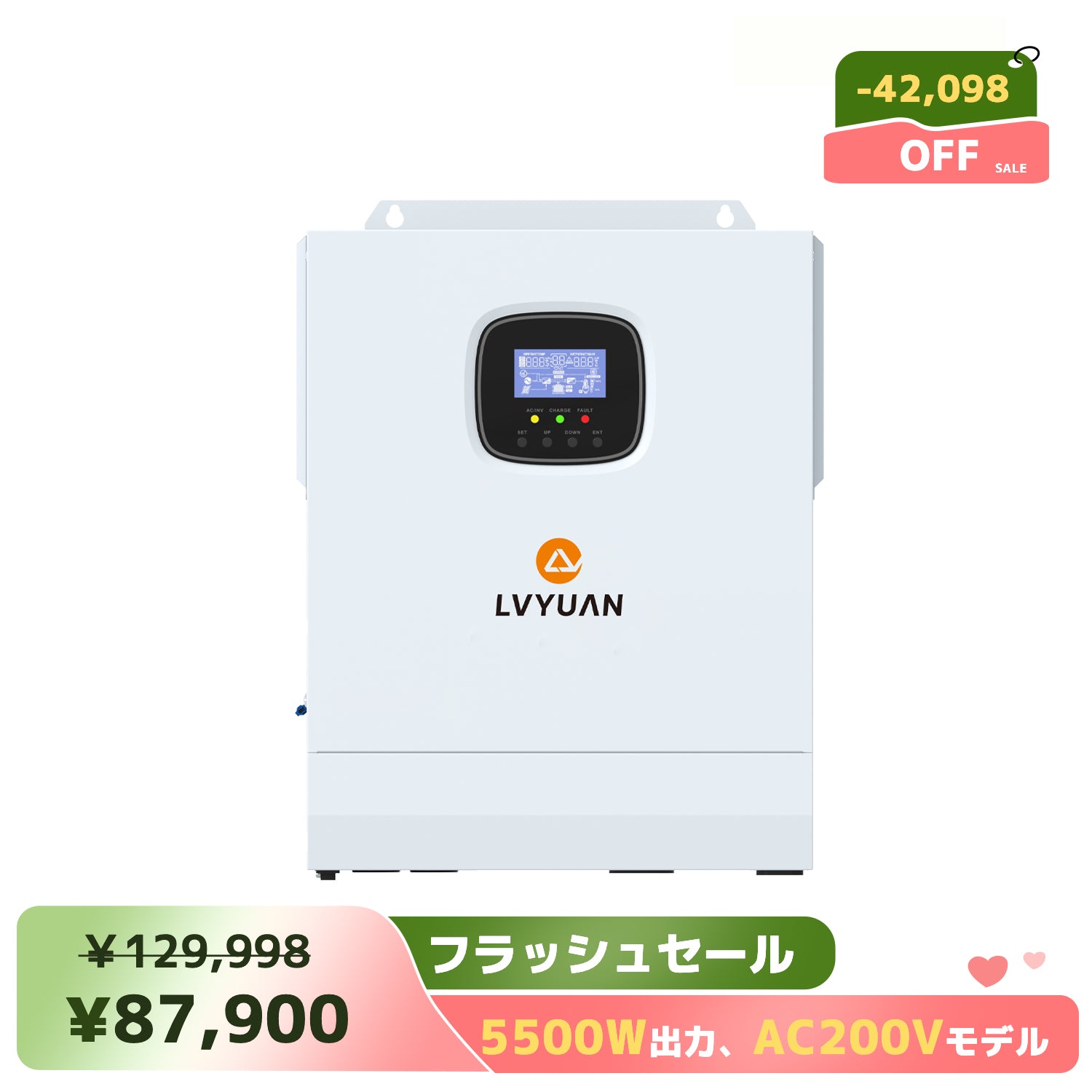 LVYUAN（リョクエン）200W ETFEフレキシブルソーラーパネル – LVYUAN