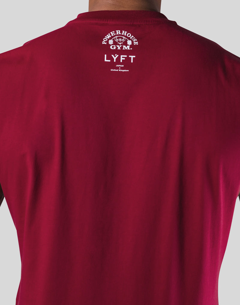 LÝFT × Power House Gym No Sleeve- Red