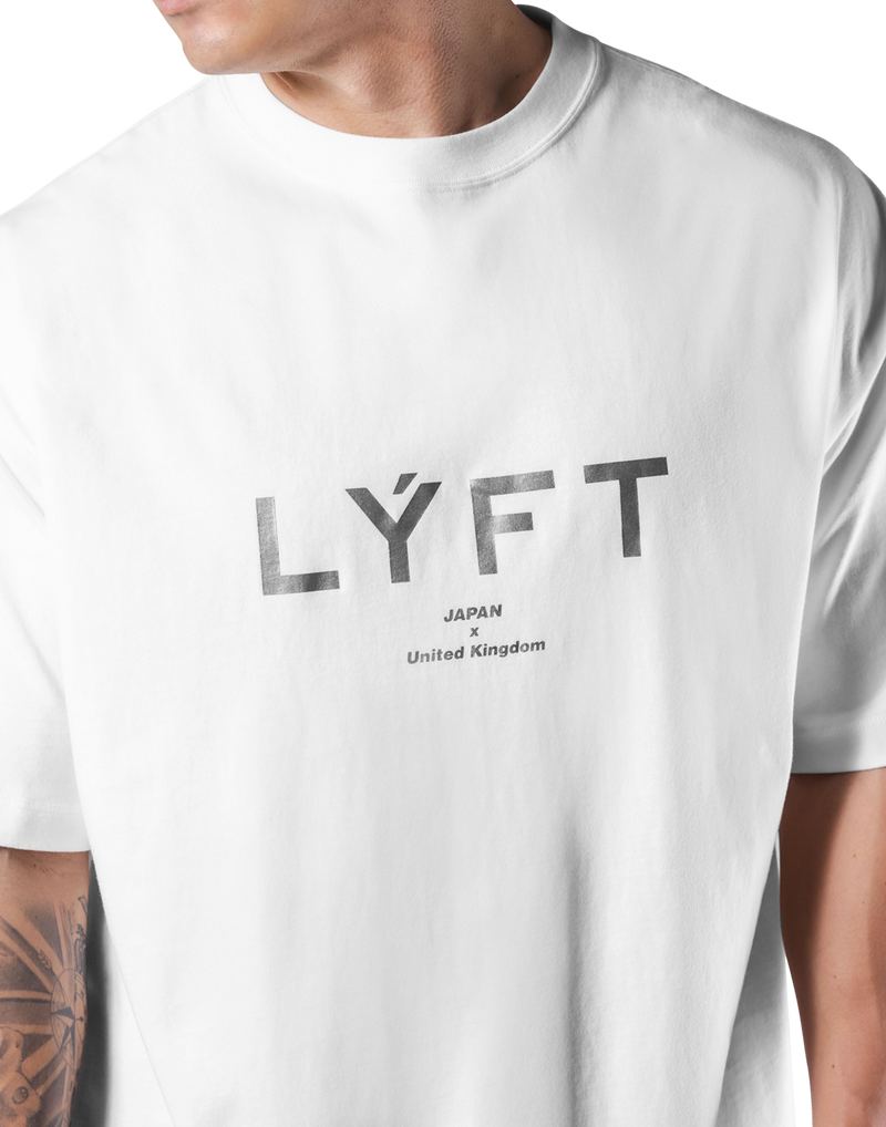 LÝFT Logo Big T-Shirt V.2 - White