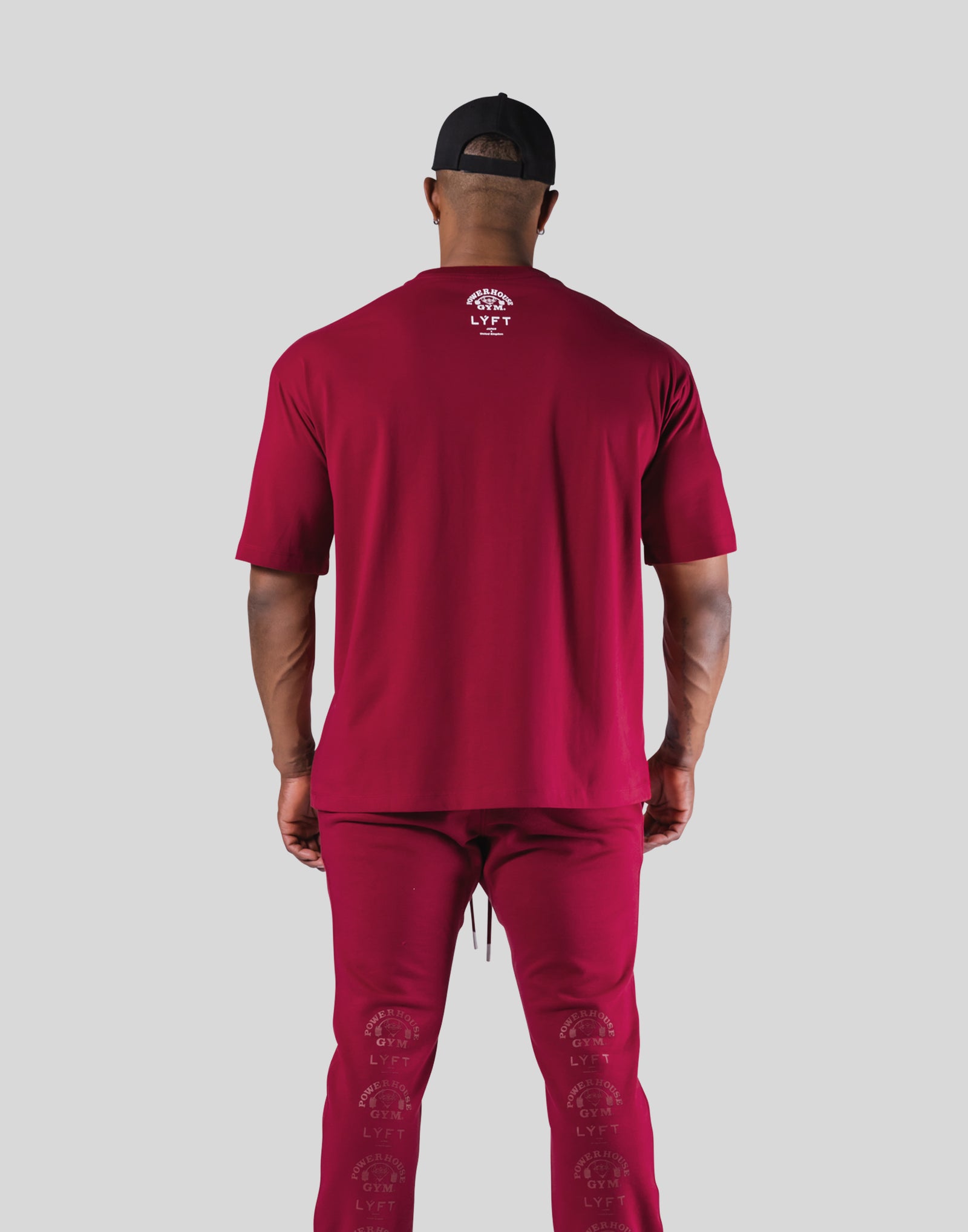 LÝFT × Power House Gym Big T-Shirt - Red