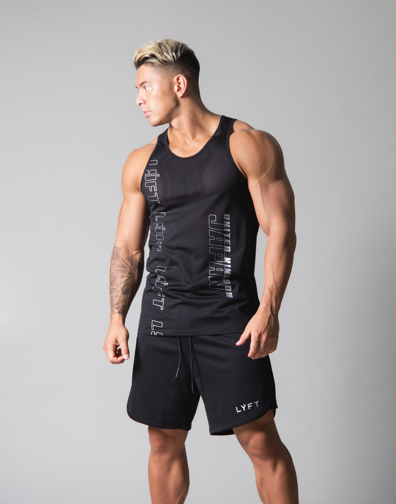 LYFT UK x JP Mesh Tanktop - Black – LÝFT