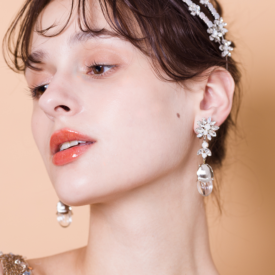 AGATHA EARRING&PIERCE(アガサイヤリング&ピアス)(シルバー×クリア