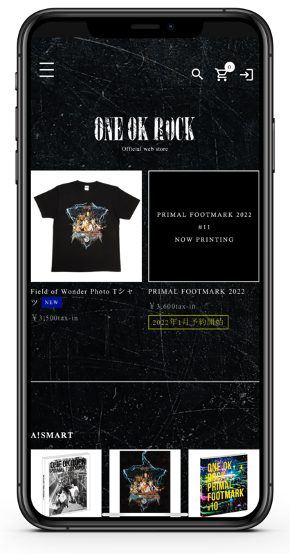 ONE OK ROCK Official web store」NEW OPEN!! -Field of Wonder Photo