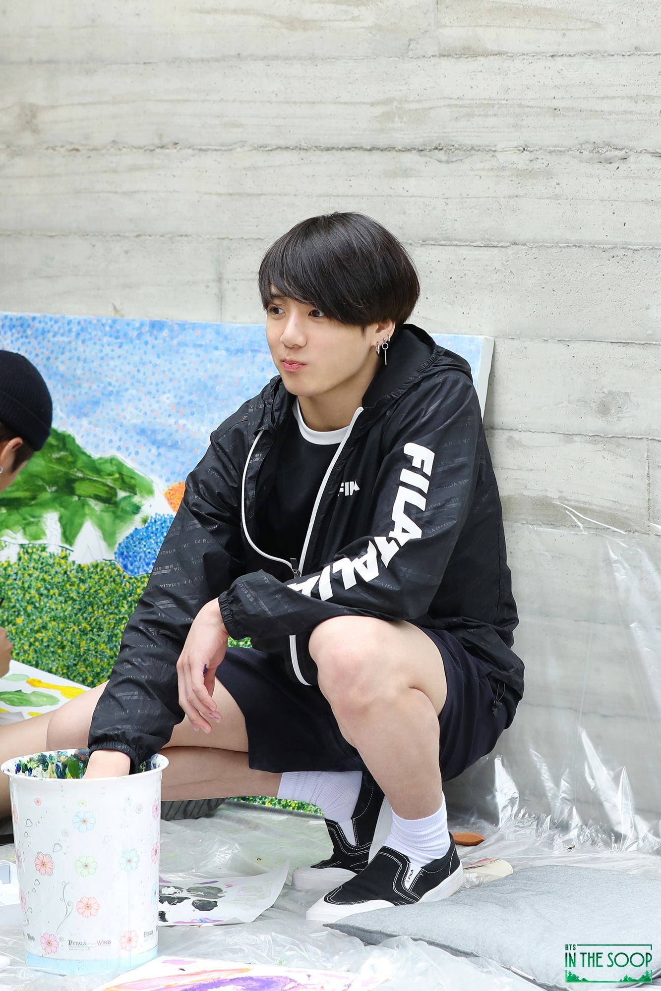 BTS in the soop 2021 ジョングク JUNGKOOK 傘 森 Jungkook