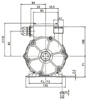 Amazon | 三相電機 マグネットポンプ 1個 PMD-2571B2P | 給水・排水