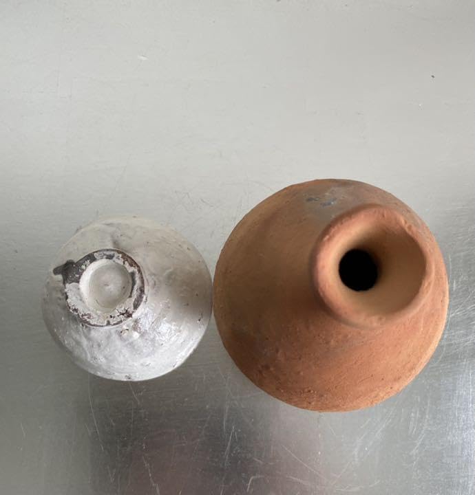 手塩皿6枚組鉄絵文様杉本立夫号は泥牛京都大吉主人懐石