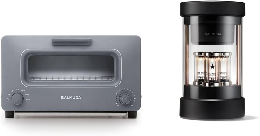 Amazon.com: BALMUDA Combo Pack: The Toaster Gray & The Speaker