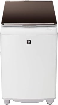 Amazon | シャープ SHARP 洗濯機 洗濯乾燥機 ガラストップ 穴なし槽