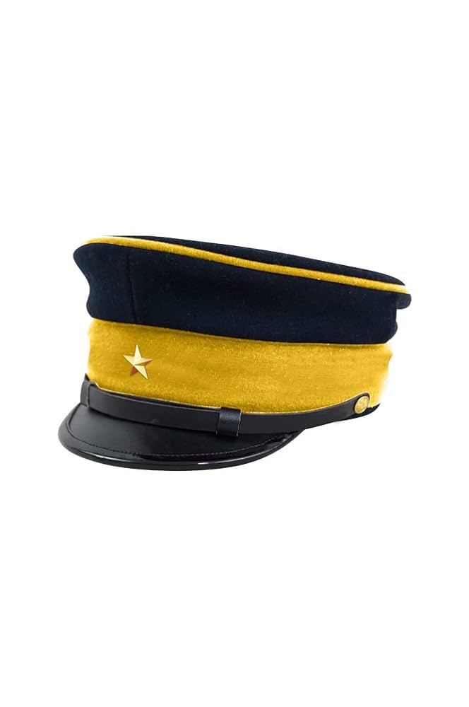 海外製複製品 日本陸軍 制帽 55~56cm明治十九年式軍帽 ゴールデン