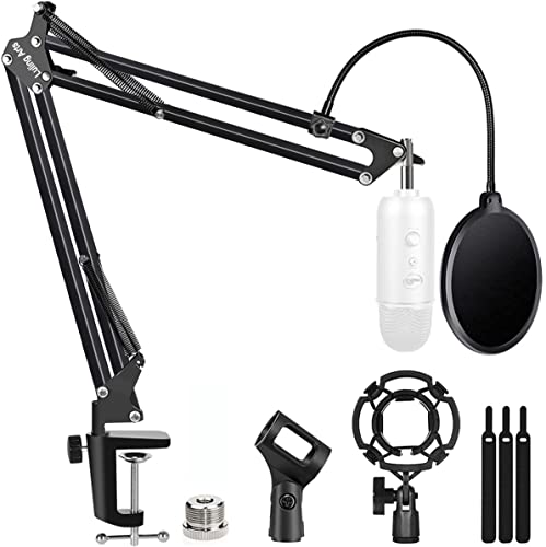 HyperX QuadCast コンデンサーマイク ショックガードとホップ