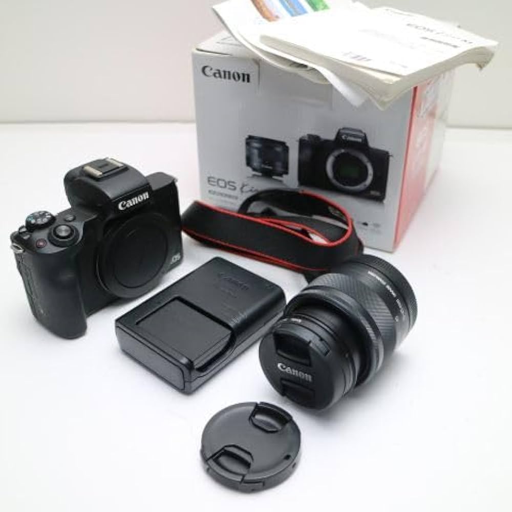 Amazon | キヤノン EOS Kiss M 【EF-M15-45 IS STM レンズキット