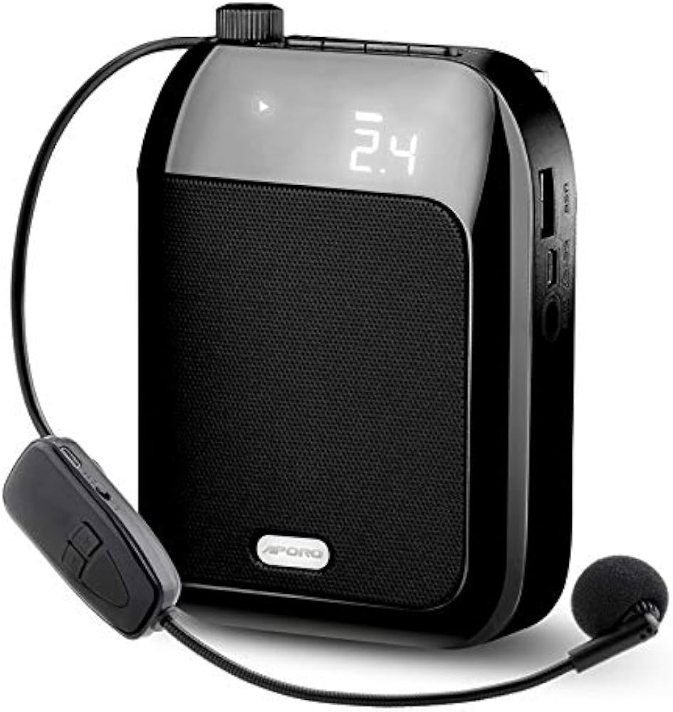 Amazon | 無線拡声器 2.4G技術内蔵 ポータブル拡声器 ハンズフリー