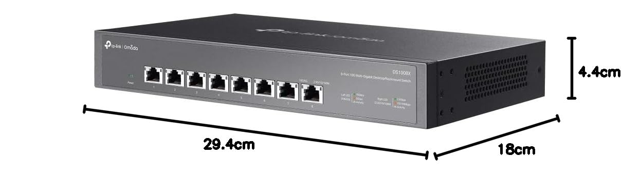 ルーター・ネットワーク機器 TP-Link Omada 8-Port 10G Switch DS1008X
