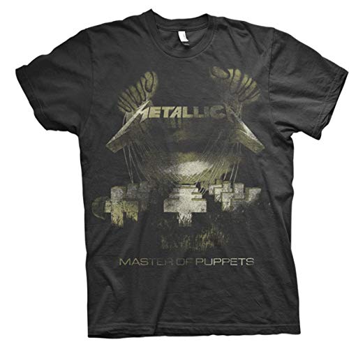 Amazon.com: Metallica Men's Master of Puppets Distressed Slim Fit