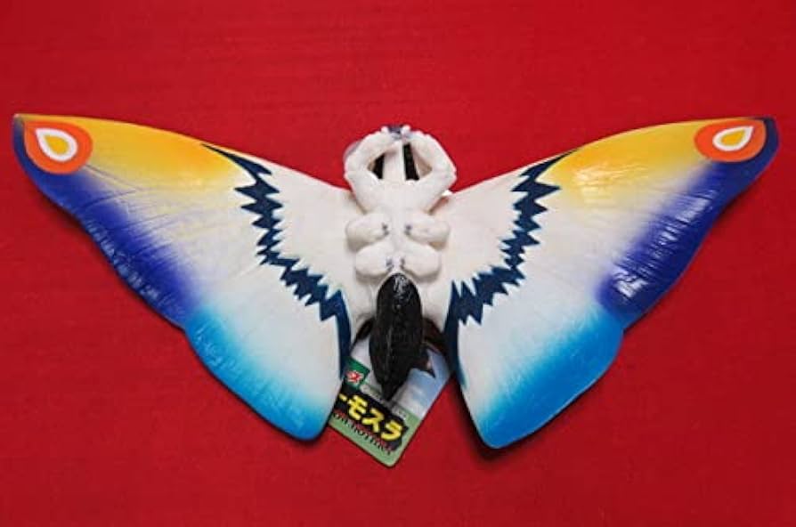 ☆バンダイソフビ東宝怪獣シリーズ☆劇場限定レインボーモスラ1998タグ