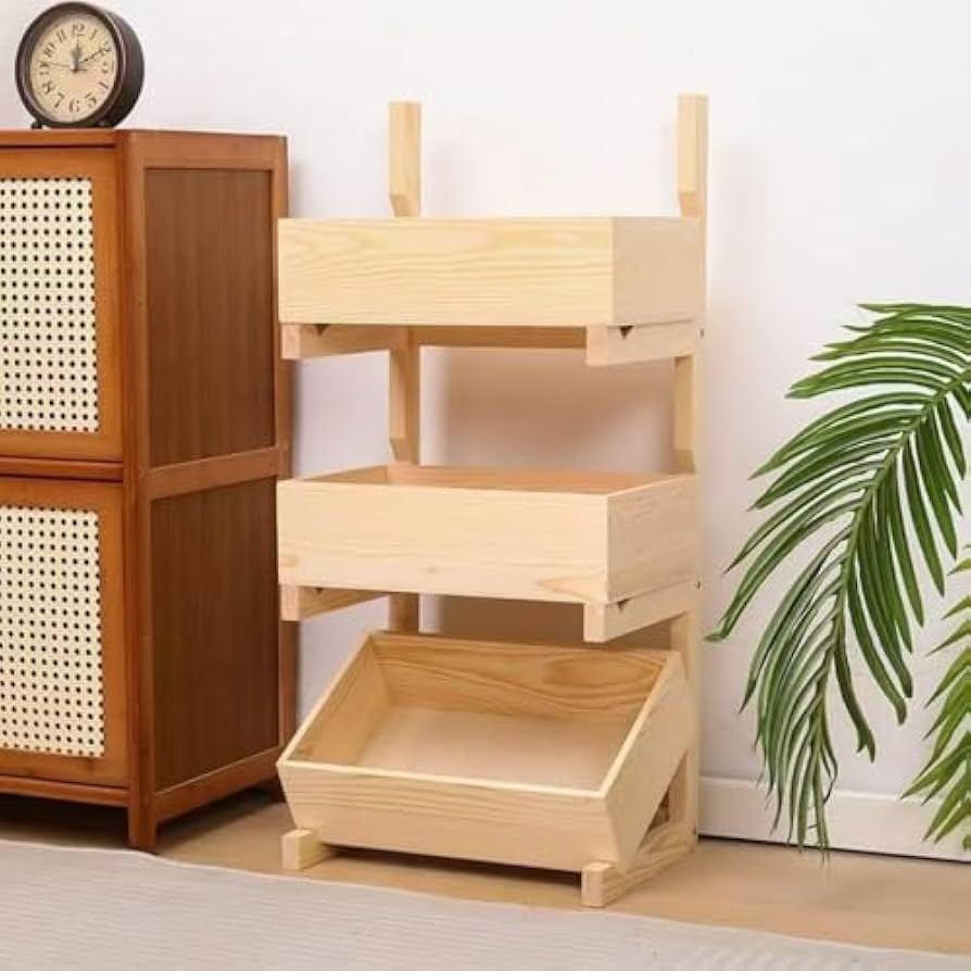 Wooden Display Rack / 木製 ディスプレイ 棚 Wooden Display Rack