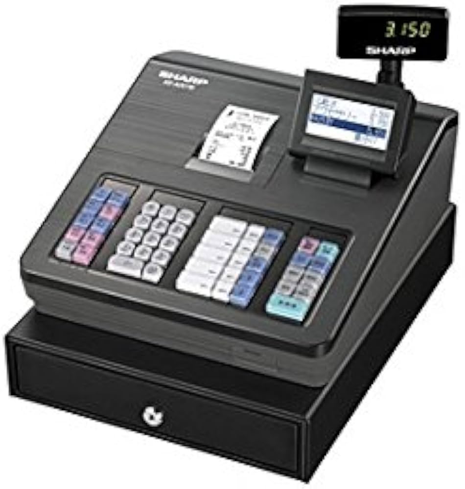 2021年製 SHARP 電子レジスタ XE-A207B ブラック 印字確認済み 店舗