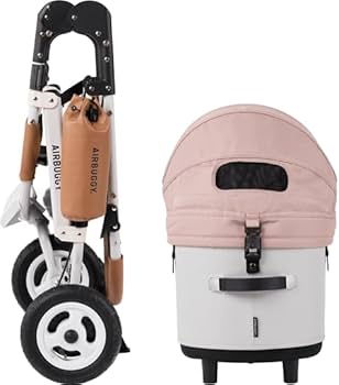 Amazon | AirBuggy for Pet DOME3 SET REGULAR SALMON BERRY AD3222