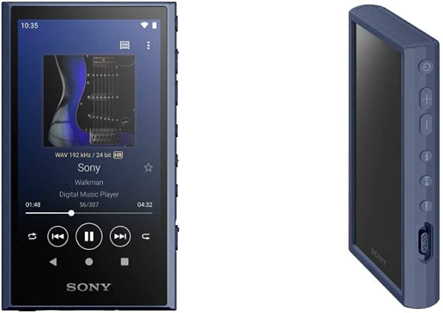 Sony ウォークマン nw-a306 ブルー シリコンケース