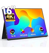 Amazon.co.jp: Upperizon モバイルモニター 16インチ 4K 非光沢IPS 100