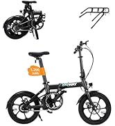 Amazon | ERWAY 電動自転車 折りたたみ 電動アシスト自転車【公道可