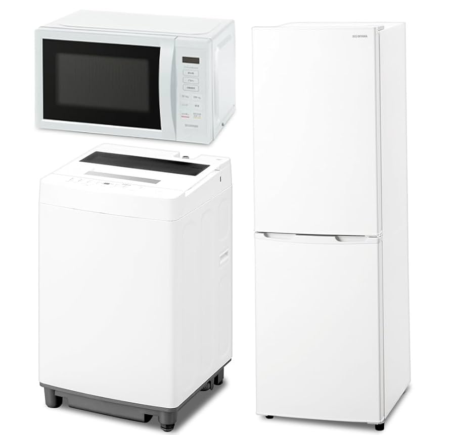 冷蔵庫・洗濯機・電子レンジ3点セット