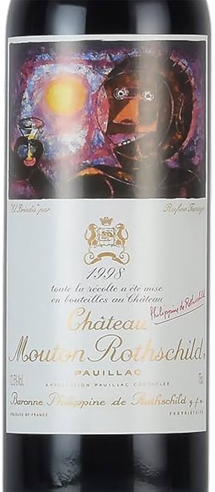 Amazon.co.jp: シャトー ムートン ロートシルト 1998 ロスチャイルド
