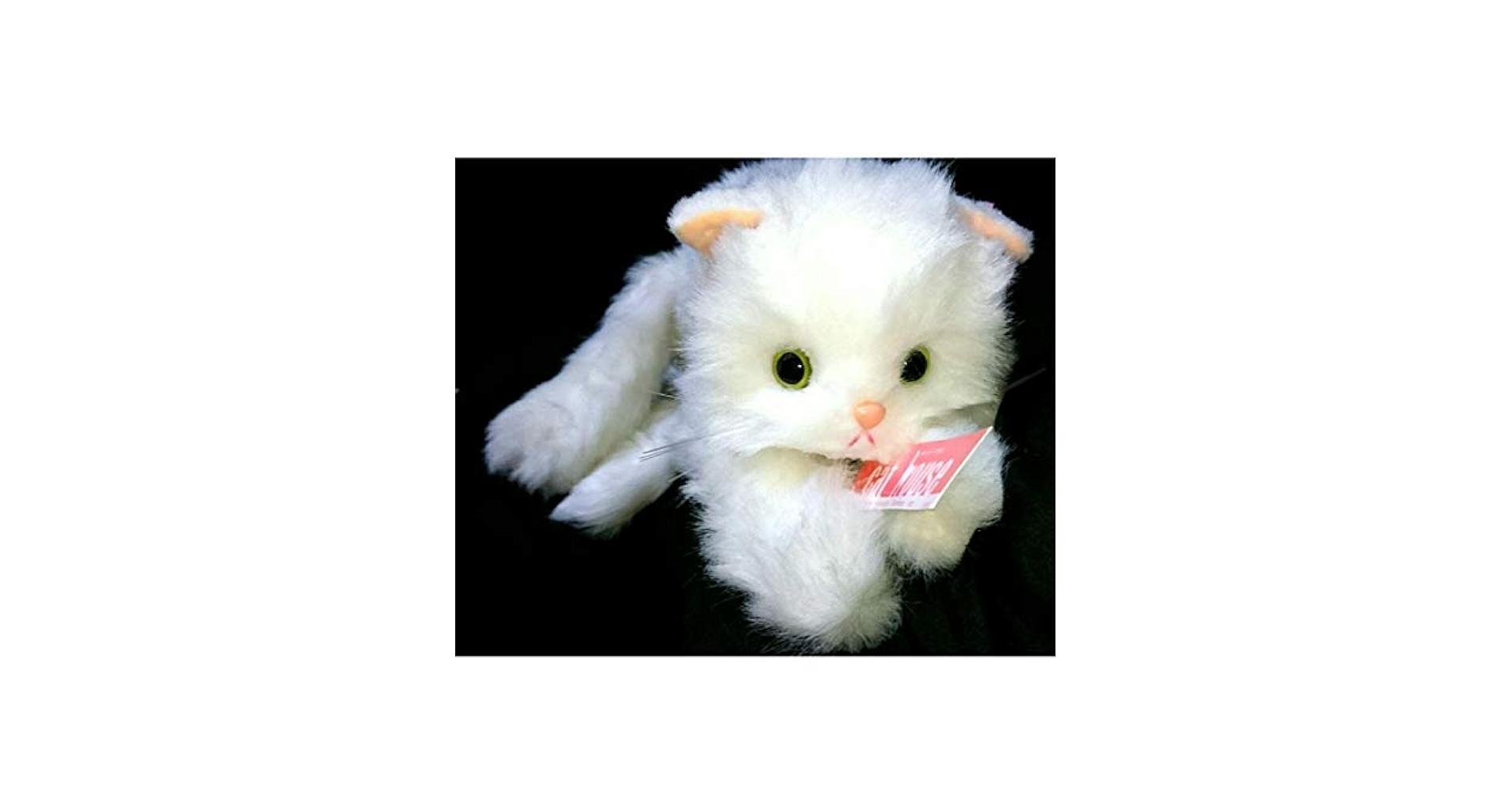 オオイケ ペルシャ猫 ぬいぐるみ 昭和レトロ 人形 ネコ 白猫 くたくた