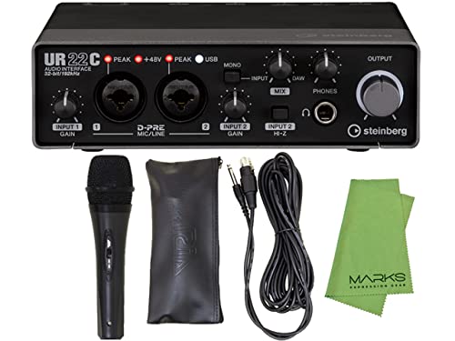 オーディオインターフェイス内蔵型ダイナミックマイク +