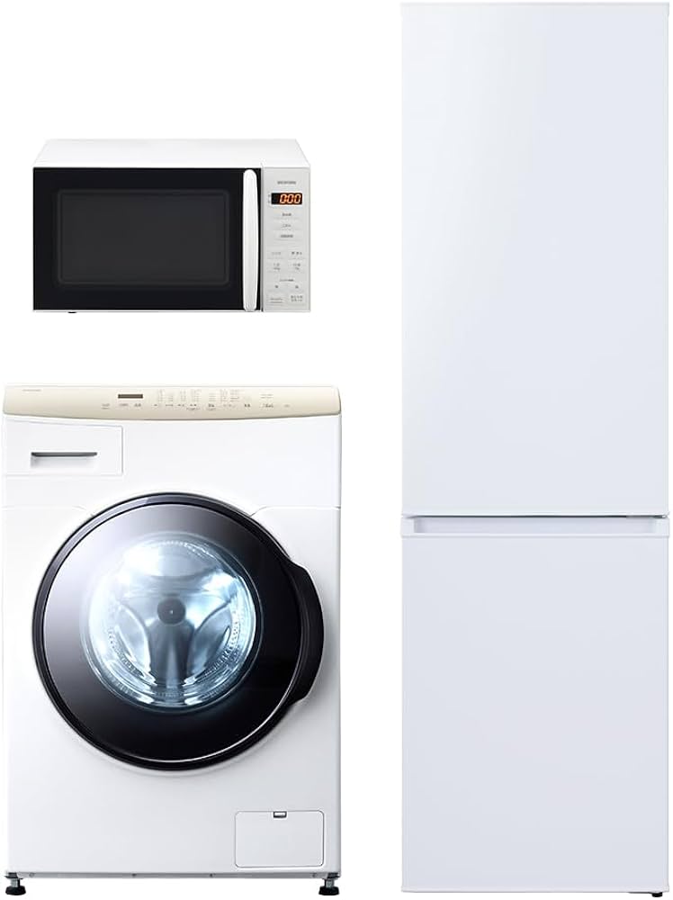 Amazon | アイリスオーヤマ 新生活セット 家電セット 3点セット ドラム