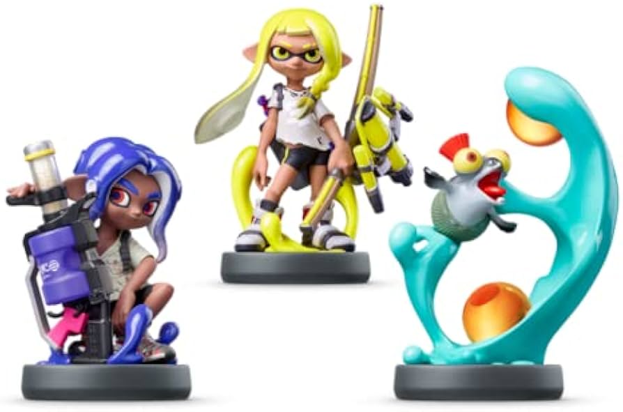 Amazon.com: Amiibo Triple Pack - Inkling, Octoling, and Smallfry