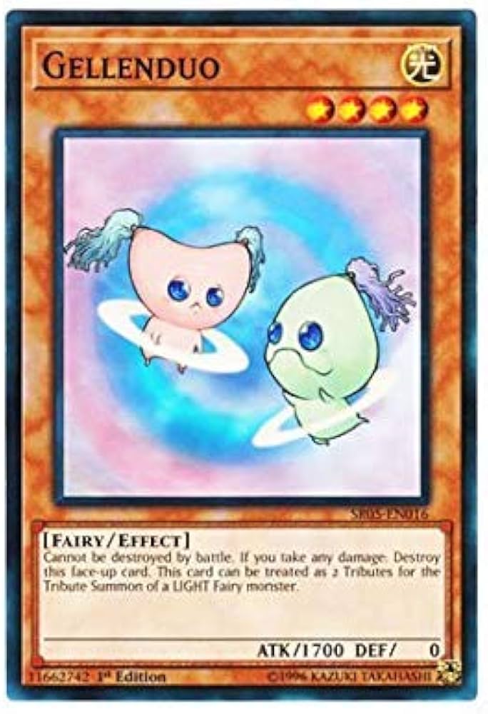 Amazon.co.jp: 遊戯王 英語版 SR05-EN016 Gellenduo ジェルエンデュオ